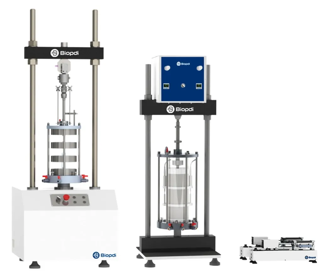 Máquina de ensaio triaxial