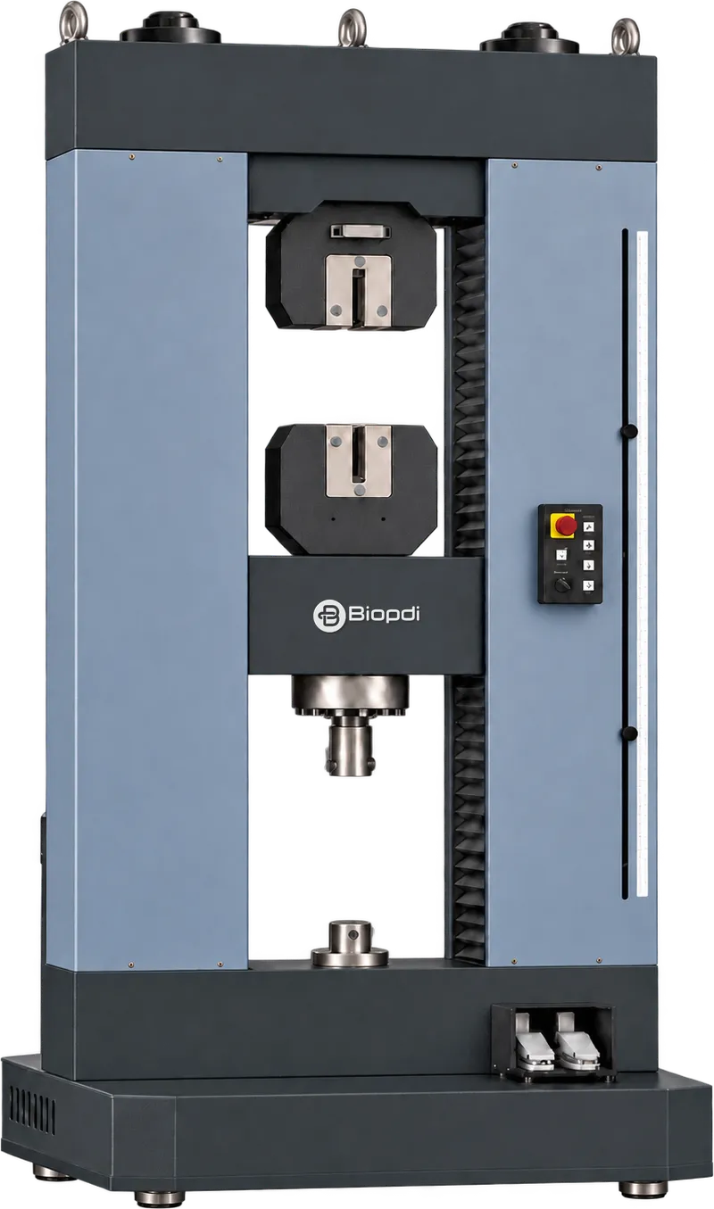 Máquina universal de ensaios Biopdi MBIOII-1000-M2 autoportante de 1.000 kN