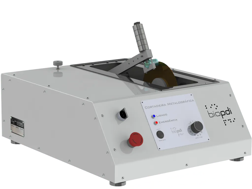 Cortadeira Metalográfica 600 RPM - Versão básica
